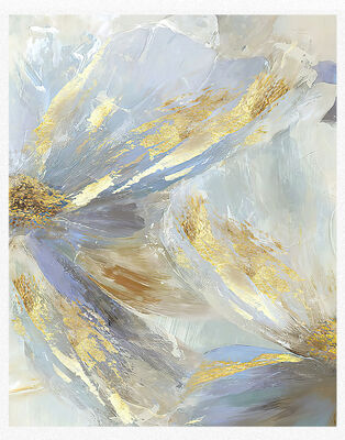 Customized Size Abstract Style Hand Painted Oil Painting Canvas Wall Art