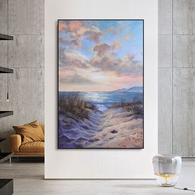 Modern Abstract Hand Painted Oil Painting on Canvas - Customized Size Wall Art Decor