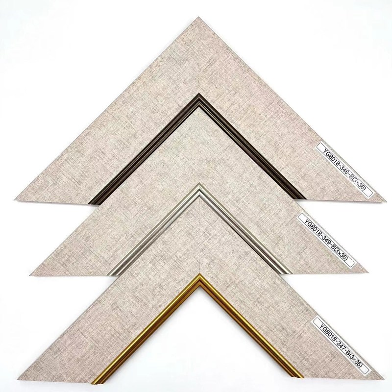 Custom Design PS Frame Moulding Digital Printing picture frames for canvas paintings