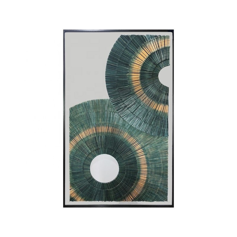 6 Color Handmade Abstract Art Paintings Wall Arts 3D Home Crafts Customized Size